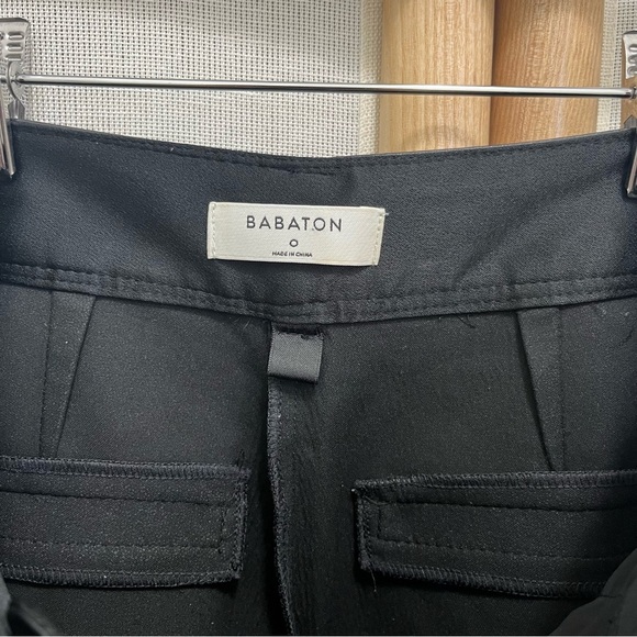 Aritzia Babaton Faux Vegan Leather Cropped Pants Size 0 - Picture 10 of 11